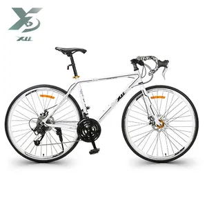 नमूना उपलब्ध 700 * 28c के लिए रेसिंग बाइक रोड कार्बन स्टील साइकिल खेल Roadbike
