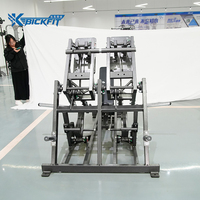 Équipement de fitness commercial à charge libre en acier, Super Leg Press et Squat Press, pour la musculation, avec système de sécurité, direct usine