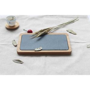 Vajilla de cocina de piedra negra natural, platos de cena de hotel, platos de <span class=keywords><strong>sushi</strong></span> - Product Image 6