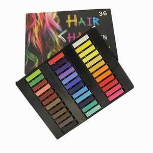 Lot de 24 Craies Capillaires Temporaires Lavables Non Toxiques, Kit de Peignes Colorants DIY pour Cheveux, Craies de Teinture Capillaire pour Enfants pour Halloween et Fêtes Costumées - Product Image 4