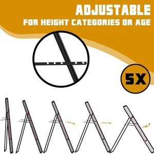 Red de Voleibol Ajustable para Práctica de Lacrosse, Béisbol, Fútbol, <span class=keywords><strong>Tenis</strong></span>, Bateo, Saque, Pase y Remate en el Patio Trasero - Product Image 2