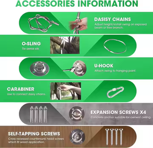 MingChan thérapie d'intérieur balançoire autisme, TDAH, couche d'Aspergers réversible enfants corde SwiAnti-Rollover sensoriel hamac balançoire - Product Image 6