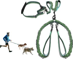 Tay miễn phí con chó dây xích, Eo Con Chó Chạy Dây Xích cho thoải mái đi bộ Chạy Bộ đào tạo, dài độn không bị rối 360 xoay Clasp - Product Image 1