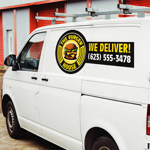 Custom Full Color Company Shape Logo <strong>Car</strong> Magnets <strong>Decals</strong> for Effective Promotion - Product Image 4