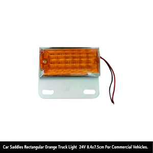 Luces Rectangulares Naranjas para Camiones, 24V, 8.4x7.5cm, para Vehículos Comerciales - Product Image 3