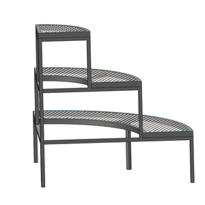 Support de Pot de fleur Style <span class=keywords><strong>escalier</strong></span> échelle d'affichage 2020 simplicité nordique 3 niveaux en métal support de <span class=keywords><strong>plante</strong></span> coin en métal acier classique 1.2MM - Product Image 2