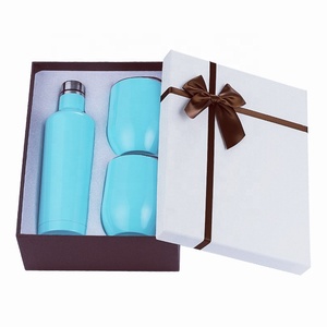 <b>Gift</b> <b>Set</b> Stainless Steel Sublimation <b>Wine</b> Tumbler Bottles Double Wall Insulation Vacuum Tumblers 3pcs/<b>set</b> 500ml - Product Image 5