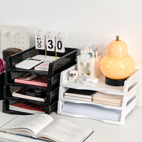 Shunxing Meilleure Vente Organisateur de Documents A4 Multi-niveaux Empilable pour Bureau