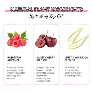 Crema Labial Hidratante y Nutritiva con Brillo Efecto Cristal de Agua y Aceite para el Cuidado de la Textura 6ml - Product Image 4