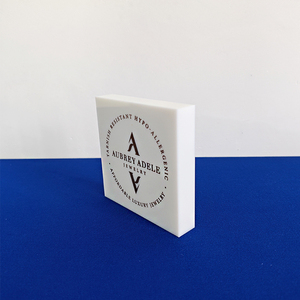 Free Standing Clear Engraved Acrylic <strong>Table</strong> <strong>Numbers</strong> Desktop Acrylic Sign Block for Office - Product Image 4