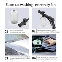 Laveuse portable sans fil avec réservoir pliable, nettoyeur multifonction rechargeable pour les voyages en plein air, le camping et la plage