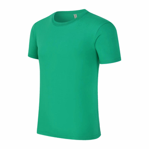 Vente en gros OEM 100% coton Impression de logo personnalisé <span class=keywords><strong>T</strong></span>-shirts unis pour garçons et hommes en taille plus - Product Image 6