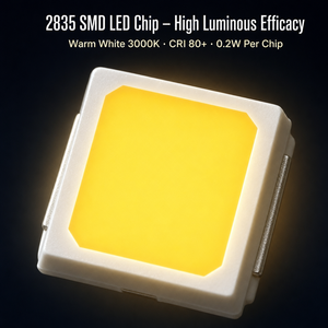 Puce LED SMD 2835 blanc chaud à CRI élevé 80, <span class=keywords><strong>3V</strong></span> 60mA, perle LED SMT fiable pour bande LED - Product Image 3