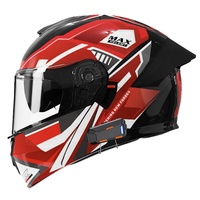 Nouveaux casques de moto ABS à double visière pour feux arrière LED casque modulaire rabattable pour Motocross utilisation en extérieur
