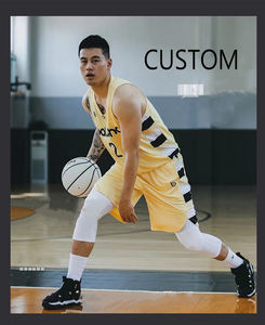 Seragam Basket Remaja Atasan Vest Tanpa Lengan Hitam Ukuran Besar Bahan Jersey Bernapas dengan Cetak Sublimasi Kustom Grosir - Product Image 3