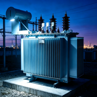 Transformateur de distribution triphasé immergé dans l'huile CE EAC ISO UL S11 200KVA 50/60Hz 6.3kV 10kV