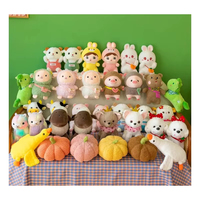 Peluches de machine à griffes super douces de haute qualité, vente en gros, promotion économique, assortiment de jouets en peluche avec rembourrage en coton PP, unisexe