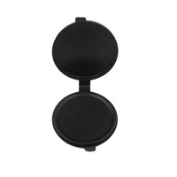 Coussin rond pour empreinte digitale, noir, jeu de tampon empreinte digitale professionnel, bon marché prix, 1 pièce
