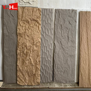 Pannello murale in finta <span class=keywords><strong>pietra</strong></span> artificiale di lusso moderno impiallacciatura leggera di roccia poliuretanica tagliata su misura <span class=keywords><strong>per</strong></span> uso decorativo esterno - Product Image 1