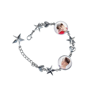 สร้อยข้อมือดาวไทยสำหรับเด็กชายเด็กหญิง งานแฮนด์เมด ดีไซน์ดาวห้าแฉก แฟชั่น โลหะผสมสังกะสี ของขวัญวันเกิด อุปกรณ์เสริมกระเป๋านักเรียน - Product Image 6