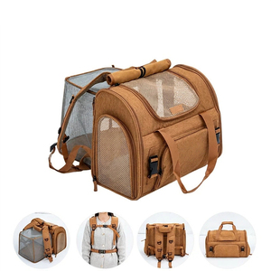 <span class=keywords><strong>Sac</strong></span> <span class=keywords><strong>de</strong></span> <span class=keywords><strong>transport</strong></span> <span class=keywords><strong>de</strong></span> luxe extensible et approuvé par les compagnies aériennes pour chats et chiens - <span class=keywords><strong>Sac</strong></span> <span class=keywords><strong>de</strong></span> voyage respirant à parois souples avec espace en maille supplémentaire - Product Image 1