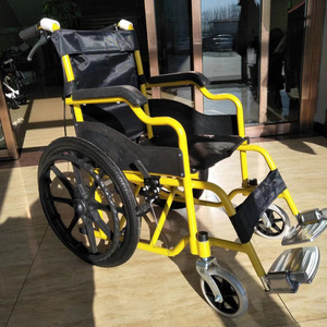 Silla de Ruedas Manual Plegable Ligera Portátil de Acero para Niños y Personas con Discapacidad - Product Image 3