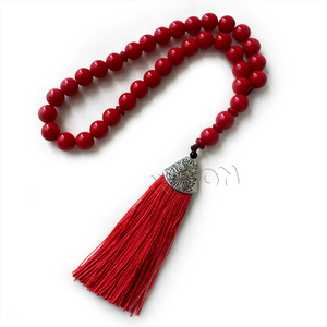 Résine Ambre <span class=keywords><strong>Arabe</strong></span> Tasbih Tesbih Islamique 10mm 33 Perles de Prière Islam Musulman Subha Sebha Worry Beads Allah Mohammed Ramadan Rosaire - Product Image 3