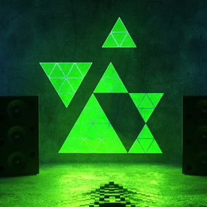 Đèn Chơi Game <span class=keywords><strong>Rgb</strong></span> SENSELED, Đèn <span class=keywords><strong>Led</strong></span> Dạng Tấm Tam Giác Wifi Thông Minh Gắn Tường - Product Image 2