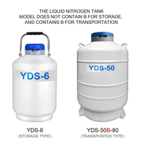 En promotion : Réservoir cryogénique TST-YDS-3 compact pour azote liquide gazeux, conteneur de stockage pour le stockage de semence bovine