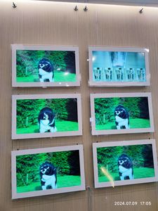 Aiyos/fi-Inch إطارات أكريليك أندرويد شاشة <span class=keywords><strong>LCD</strong></span> لافتات فيديو مفتوحة للمنزل العقاري - Product Image 4