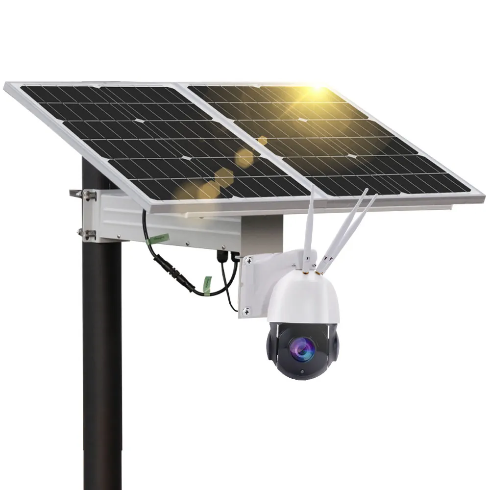Tecdeft Ai Controller กล้องรักษาความปลอดภัยพลังงานแสงอาทิตย์4G 30X ซูมเลนส์4K เต็มรูปแบบระบบกล้องรักษาความปลอดภัยพลังงานแสงอาทิตย์