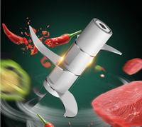 Mini hachoir à ail électrique sans fil, hachoir alimentaire portable pour la nourriture des bébés, hachoir et broyeur à ail électrique