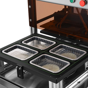 Machine d'emballage sous vide électrique One Four pour viande de durian, avec remplissage automatique d'atmosphère modifiée et d'azote, pour <span class=keywords><strong>film</strong></span> et sang de canard - Product Image 3