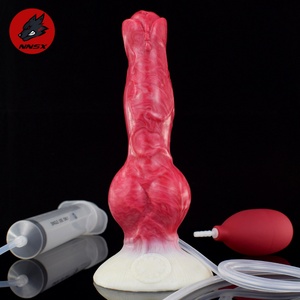 Faak Wholesale Hot Selling Squirting Animal Dog Knot <b>Dildo</b> Ejaculating <b>Dildo</b> for Women - Product Image 1