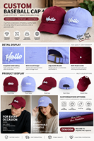 Casquette de baseball vintage non structurée, effet vieilli, personnalisable avec logo brodé, unisexe, pour sports décontractés en extérieur, style « Dad Hat » – Vente en gros fournisseur