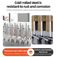 Table de conférence et de formation pliable multifonctionnelle, durable et minimaliste, avec combinaison de chaises, bureau modulaire