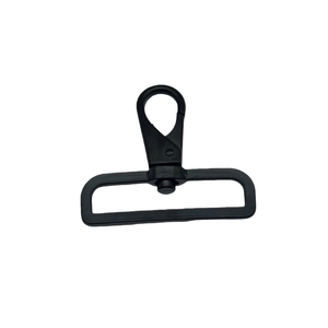 Mousquetons en métal <span class=keywords><strong>noir</strong></span> de 50 mm, boucle pivotante à ressort en alliage, fermoir rotatif, quincaillerie pour sacs - Product Image 5