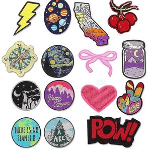 Customized Size Cartoon <b>Car</b> Heat Press Hat Patch Clothing Applique Embroidered Patch Iron on Patches Custom Embroidery with Logo - Product Image 2