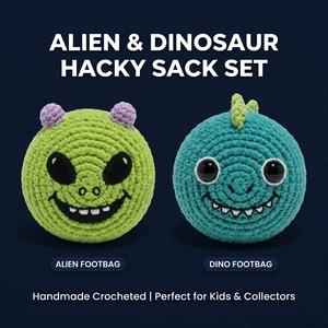 Sac <span class=keywords><strong>de</strong></span> jonglage en crochet motif dinosaure mignon, Hacky Sack, Footbag, Balles <span class=keywords><strong>de</strong></span> jonglage, <span class=keywords><strong>pour</strong></span> enfants et adultes, articles <span class=keywords><strong>de</strong></span> fête, PE Sport, en gros - Product Image 3