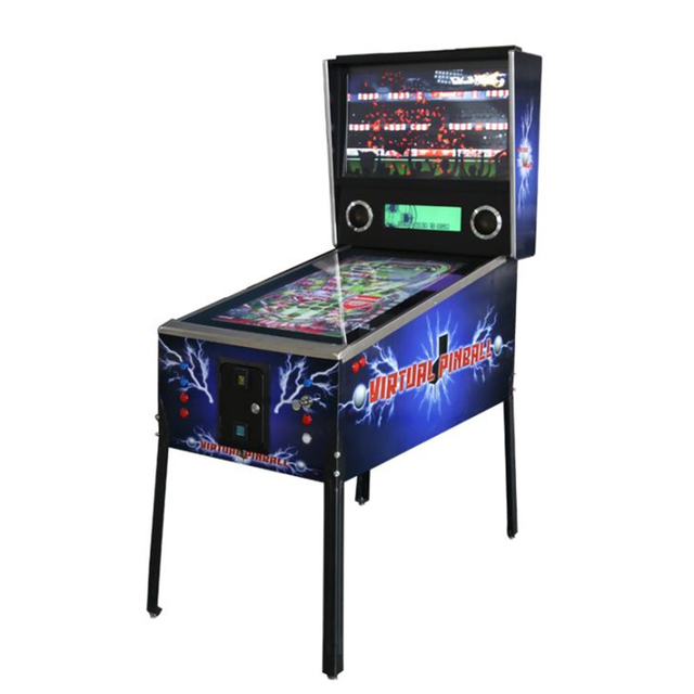 Hot Sale Popular Games Coin Operated Arcade Flipper Virtual Pinball Machines