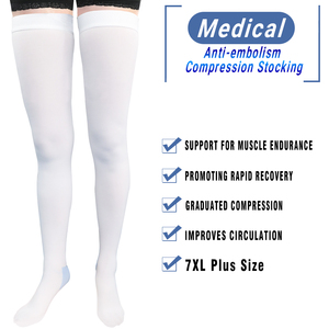Factory Direct Supply <strong>Knee</strong> <strong>Length</strong> Antiembolic Medium Compression <strong>Socks</strong> 13-18mmHg for After Surgery <strong>Socks</strong> Anti Embolism - Product Image 4