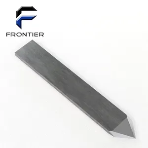 Z10 Tungsten Carbide Flat Double-Edged Drag Knife Blade 50 Degree Cutting Angle For Zund Reflective Vinyl-391030