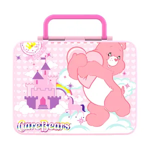 Aangepaste Prinses Roze Meisje Bento Lunchbox Met Ijspak Vers 5 Compartiment Waterdichte Voedselopslag Snackbox Lunchcontainers