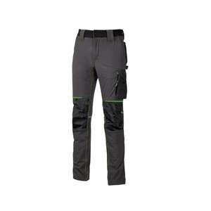 U-POWER - PE145RL-L Atom Grey/Green men's <b>slim</b> fit <b>work</b> <b>trousers</b> - EAN 8033546444979 <b>WORK</b> <b>TROUSERS</b> CARGO <b>WORK</b> <b>TROUSERS</b> - Product Image 1
