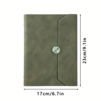 Journal à feuilles mobiles réutilisable pour cahier de Plan A5 professionnel haut de gamme avec couverture en cuir PU cadeau d'affaires pour les professionnels occupés