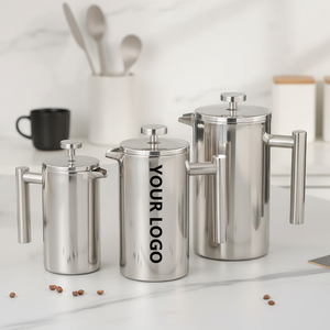 เครื่องชงกาแฟแบบกดมือ สแตนเลส 304 สำหรับชงกาแฟ ชงนม ชง<span class=keywords><strong>ชา</strong></span> พร้อมตัวกรอง สำหรับ<span class=keywords><strong>ร้าน</strong></span>กาแฟ - Product Image 1