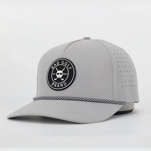 Bán Buôn Tùy Chỉnh Trucker Hat Gorras Laser Mũ Bóng Chày Cắt Lỗ Đục Hip Hop Unisex 5 Bảng Điều Chỉnh Dây Thể Thao Golf Thể Thao Cha Hat - Product Image 1
