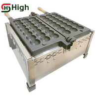 Nouvelle machine commerciale à takoyaki et gaufres à gaz/électrique avec brochettes amovibles 110V/220V 1400W