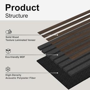 Paneles Acústicos de Madera Contrachapada, Revestimiento de Pared de Listones de Madera MDF, Paneles Acústicos para Techo - Product Image 2