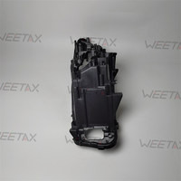 Carcasa de Faro Delantero Weetax Auto Parts, Material PP, Base Trasera Negra, LED Completo para F10 2011-2016